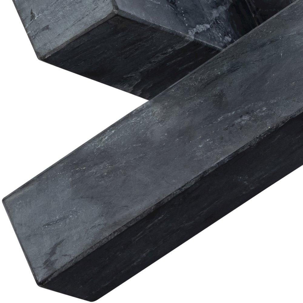 Stix Black Marble Decorative Object