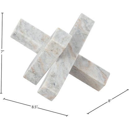 Stix Brown Marble Decorative Object