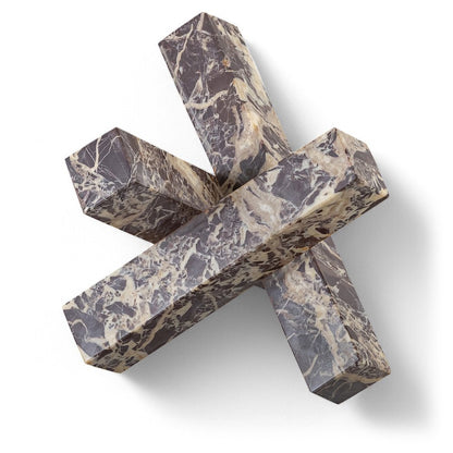 Stix Cherry Marble Decorative Object