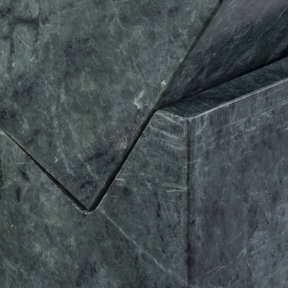 Quad Green Marble Decorative Cube