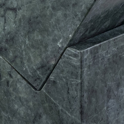Quad Green Marble Decorative Cube
