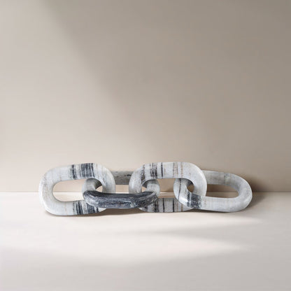 Lynx Panda Marble Decorative Chain Links