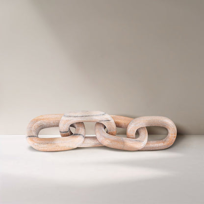 Lynx Pink Marble Decorative Chain Links