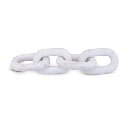 Lynx White Marble Decorative Chain Links