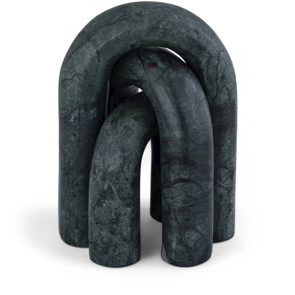 Arco Green Marble 3pc. Decorative Object