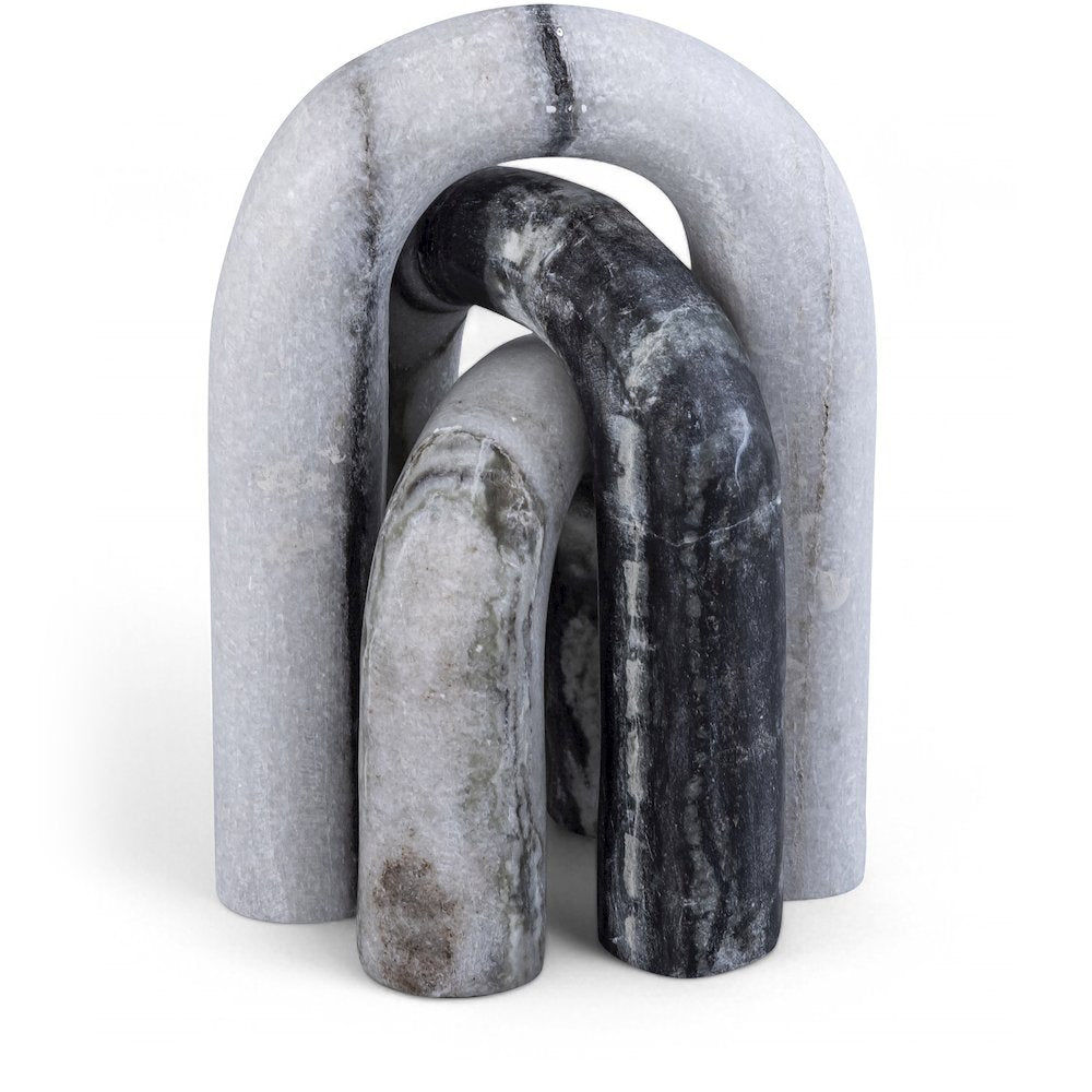 Arco Panda Marble 3pc. Decorative Object