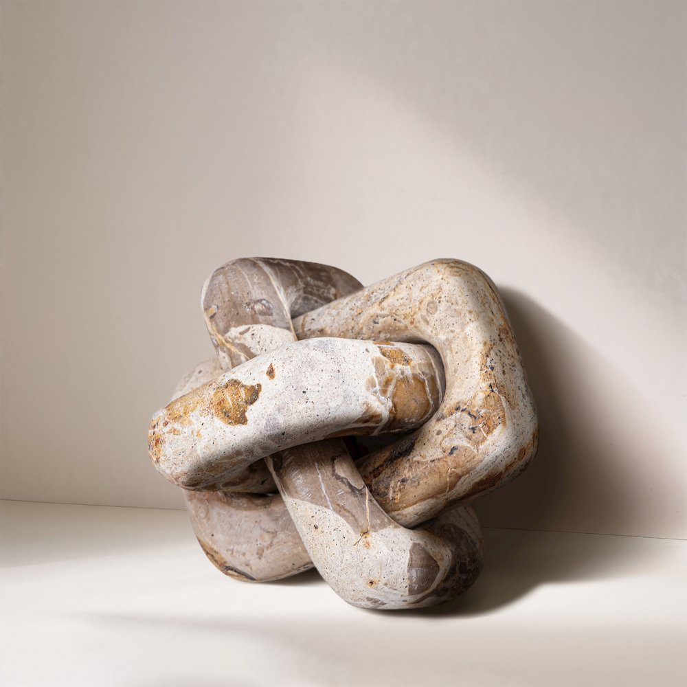 Bond Beige Marble Decorative Knot
