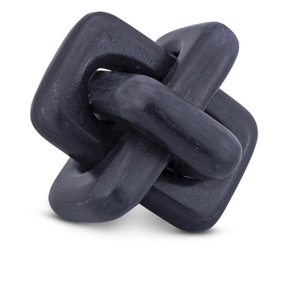 Bond Black Marble Decorative Knot