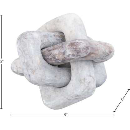 Bond Brown Marble Decorative Knot