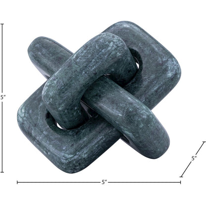 Bond Green Marble Decorative Knot
