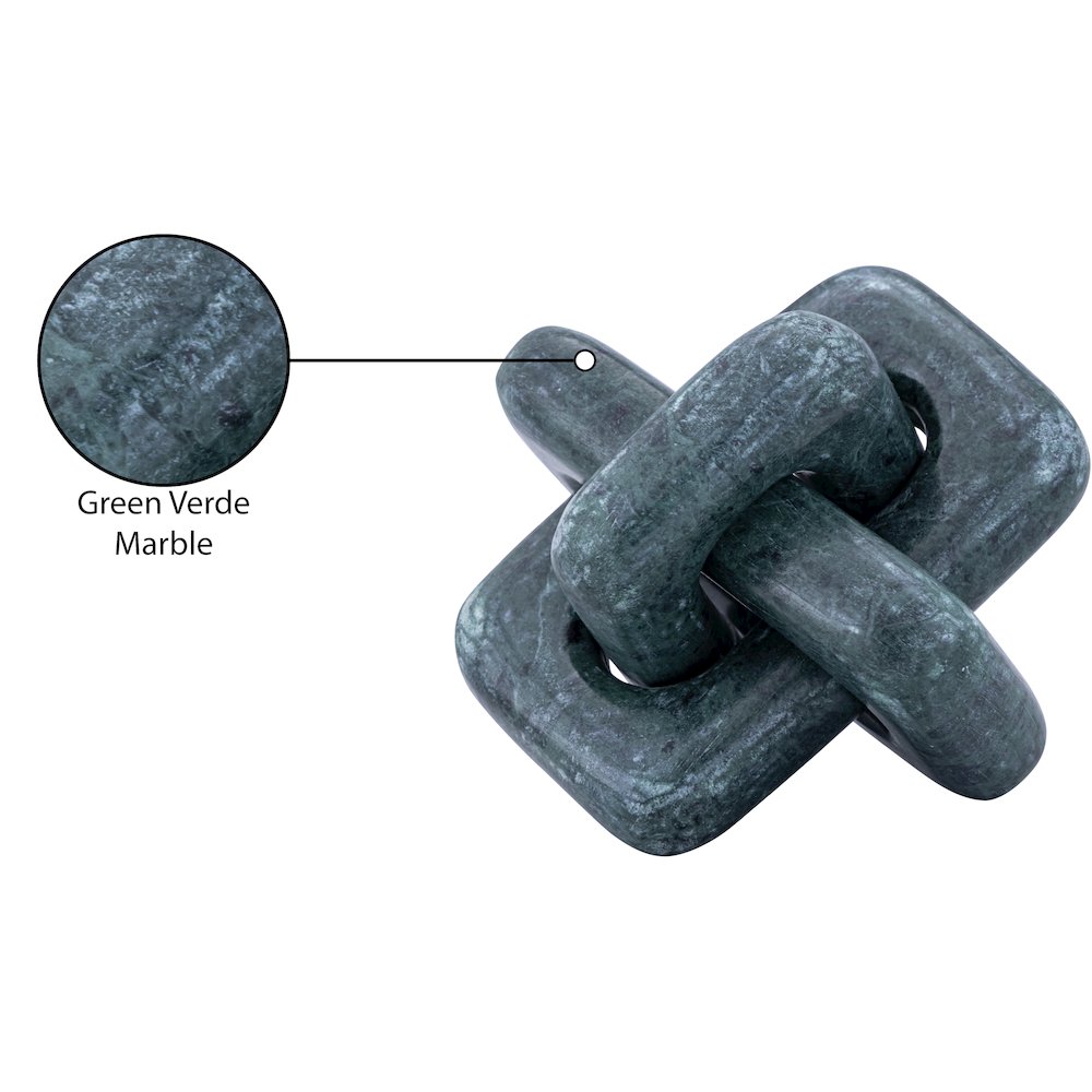 Bond Green Marble Decorative Knot