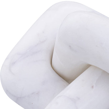 Bond White Marble Decorative Knot