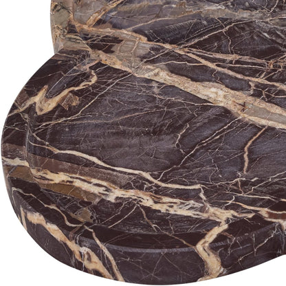 Rimini Cherry Clover Shaped Marble Tray