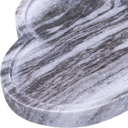 Rimini Panda Clover Shaped Marble Tray