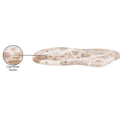 Arezzo Beige Marble Tray