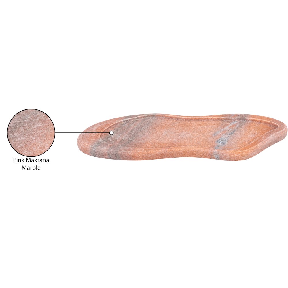 Arezzo Pink Marble Tray
