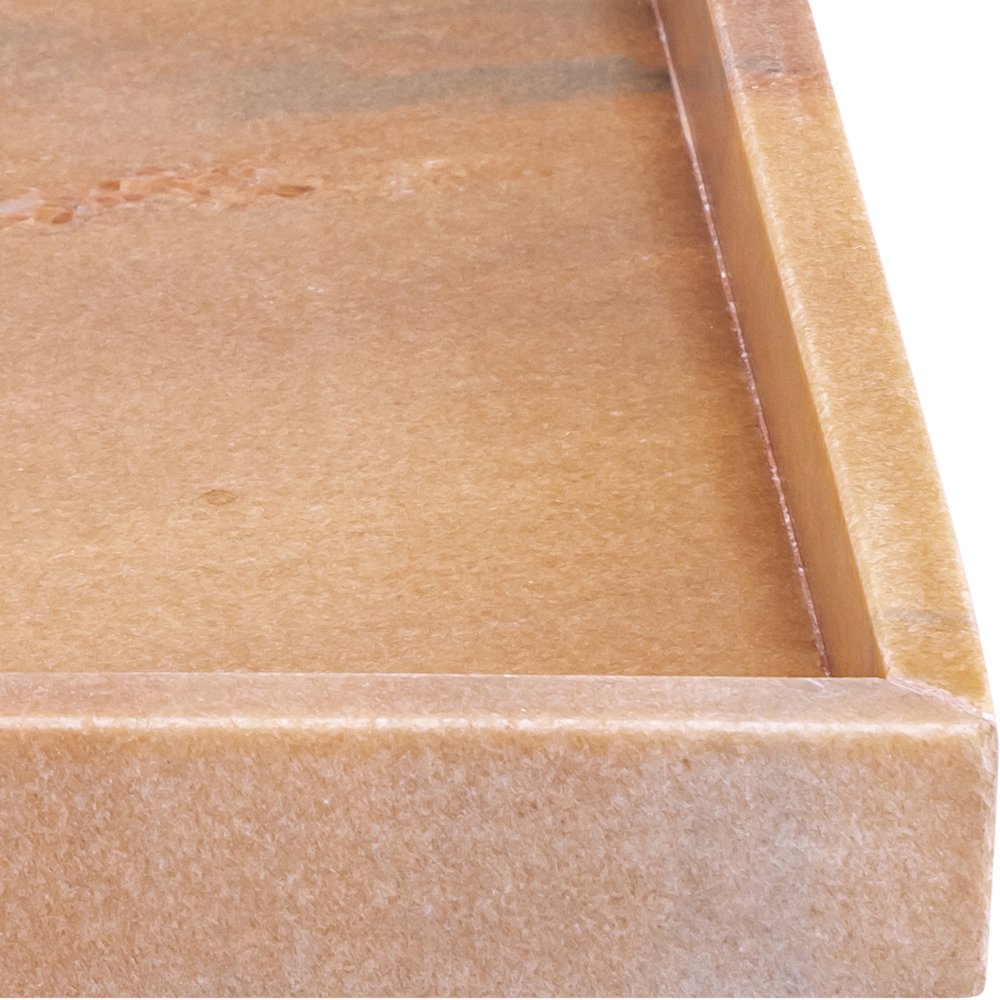 Barletta Pink Square Marble Tray