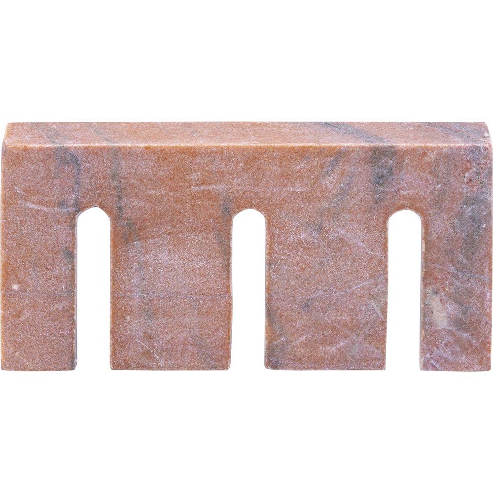 Curva Pink Marble Decorative Object