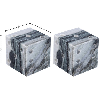Dice Panda Marble Decorative Dice