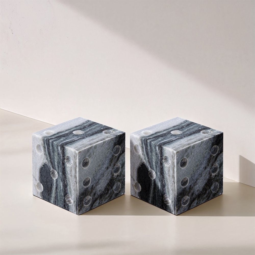 Dice Panda Marble Decorative Dice