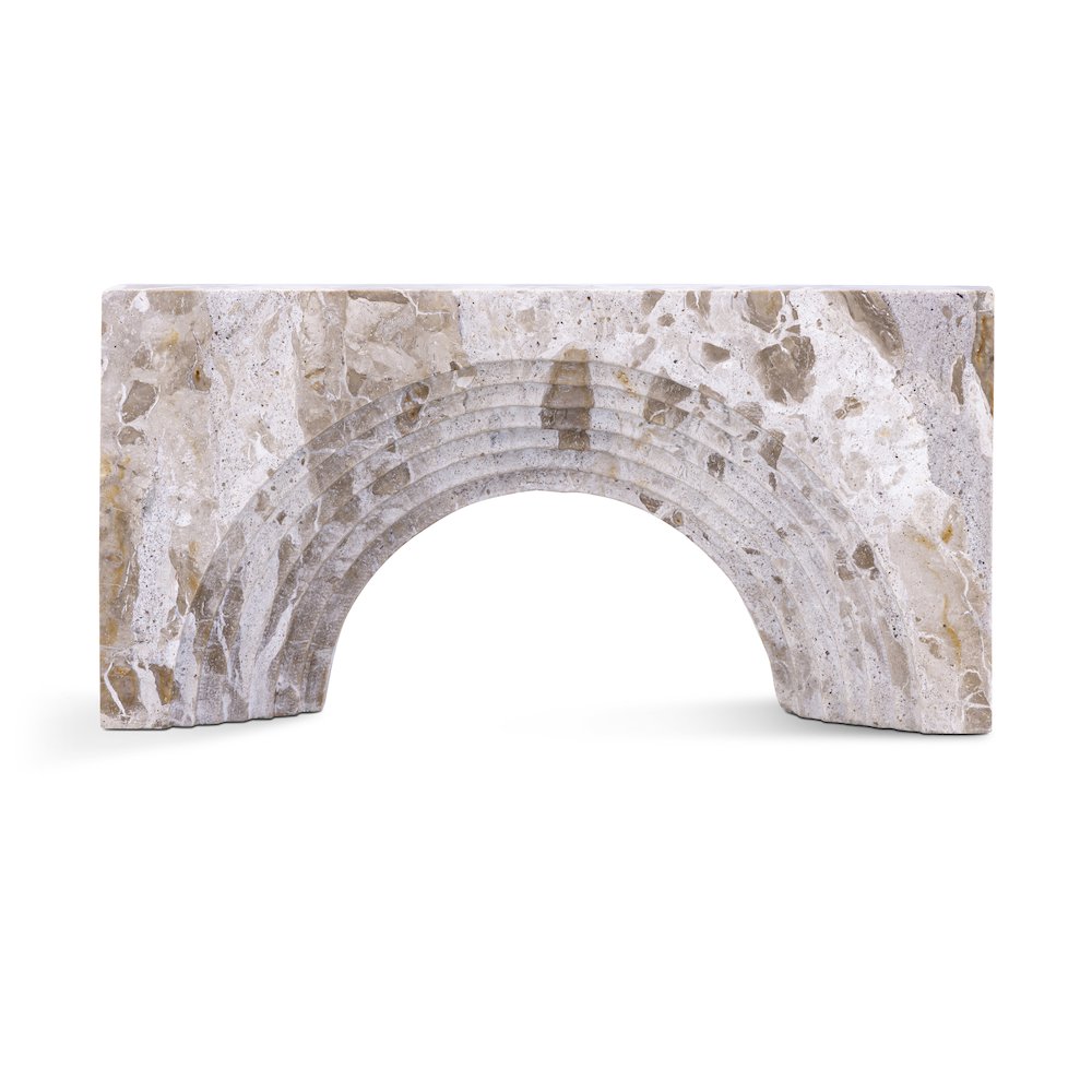 Cambre Beige Marble Decorative Object