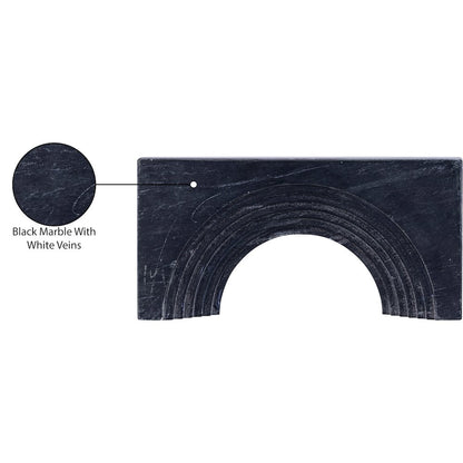 Cambre Black Marble Decorative Object