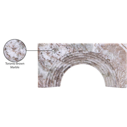 Cambre Brown Marble Decorative Object
