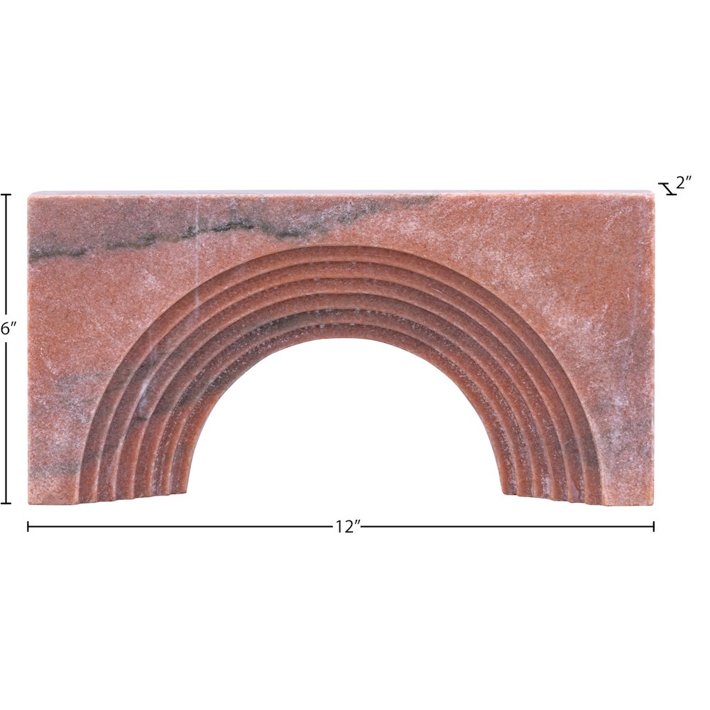 Cambre Pink Marble Decorative Object