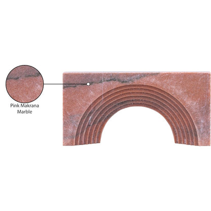 Cambre Pink Marble Decorative Object