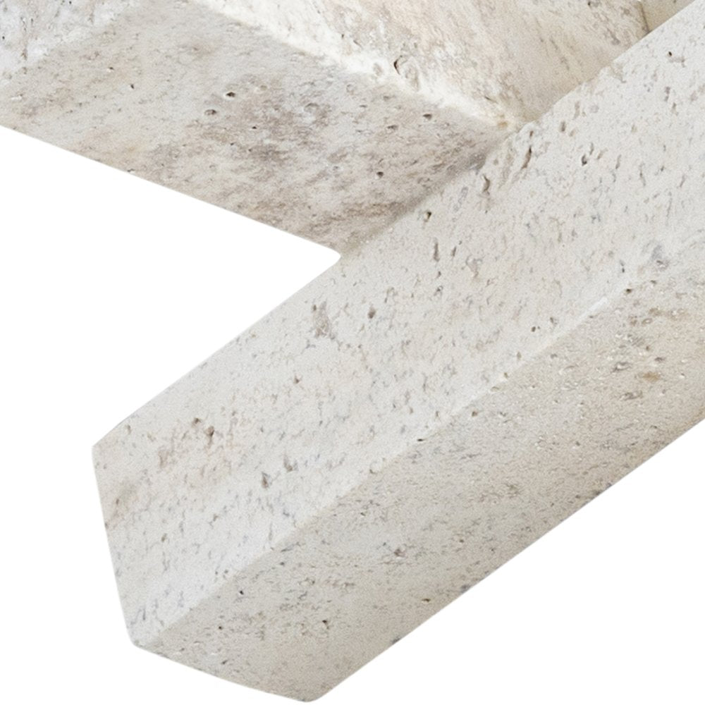 Stix Beige Travertine Decorative Object