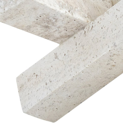 Stix Beige Travertine Decorative Object