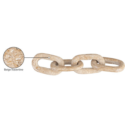 Lynx Beige Travertine Decorative Chain Links