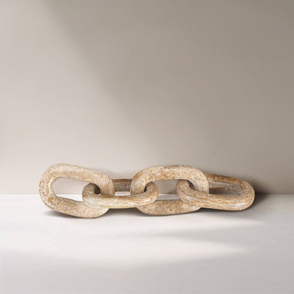 Lynx Beige Travertine Decorative Chain Links