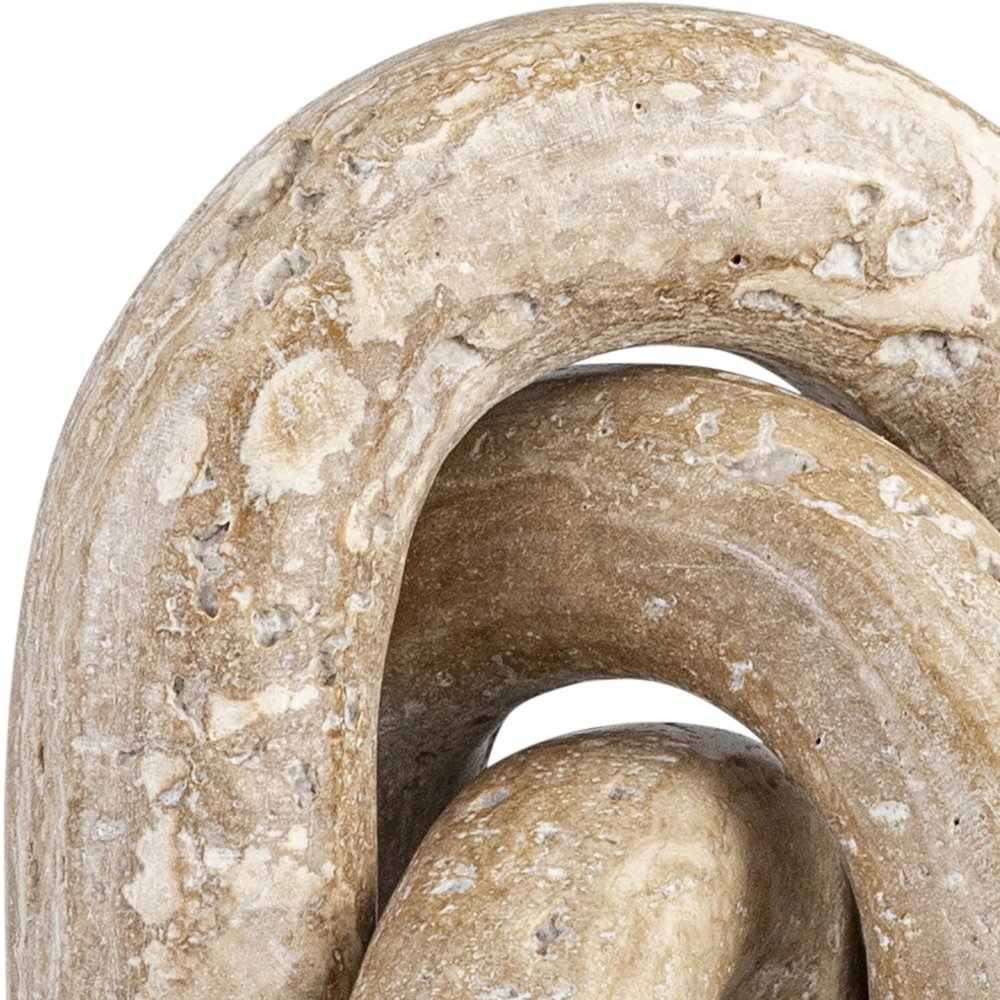 Arco Beige Travertine 3pc. Decorative Object