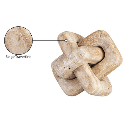 Bond Beige Travertine Decorative Knot