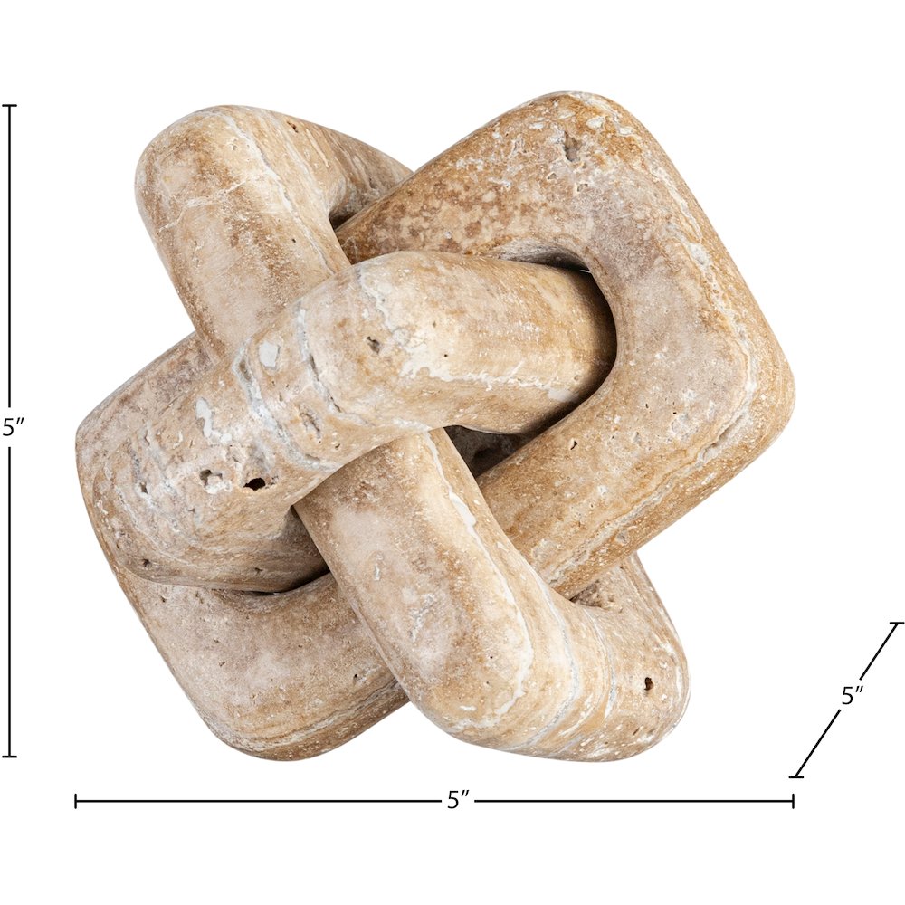 Bond Beige Travertine Decorative Knot