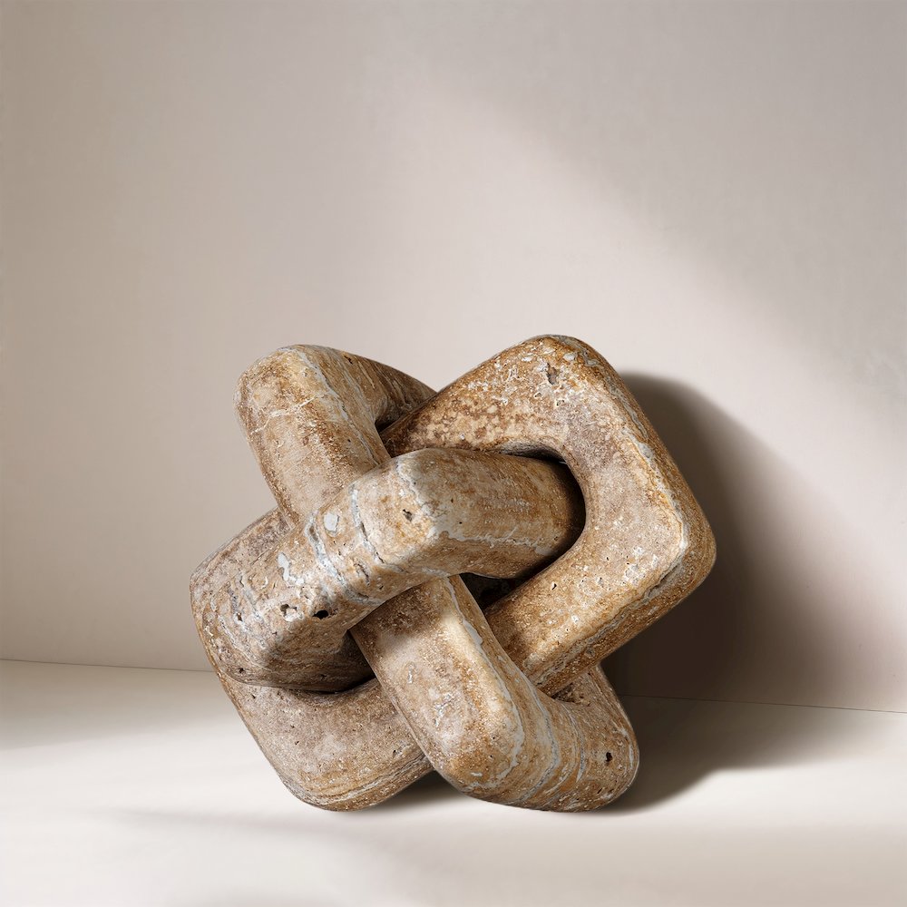 Bond Beige Travertine Decorative Knot