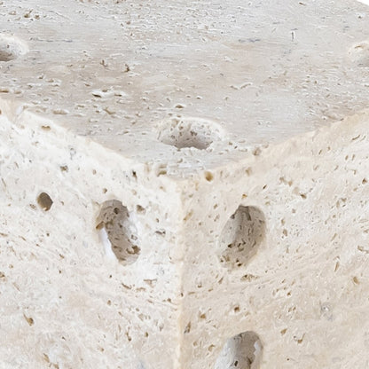 Dice Beige Travertine Decorative Dice