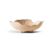 Calyx Beige Aluminum Decorative Bowl