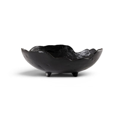 Calyx Black Aluminum Decorative Bowl