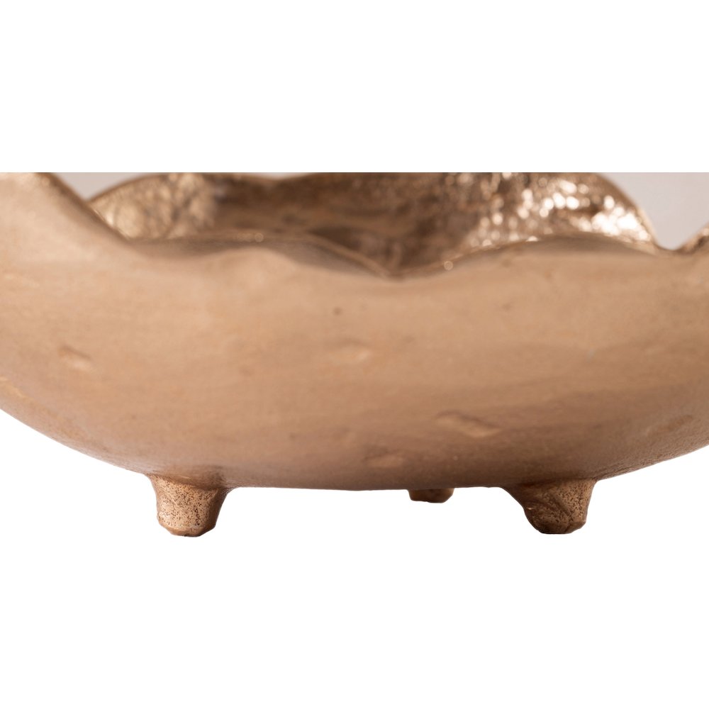 Calyx Brass Aluminum Decorative Bowl