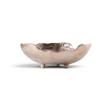 Calyx Silver Aluminum Decorative Bowl