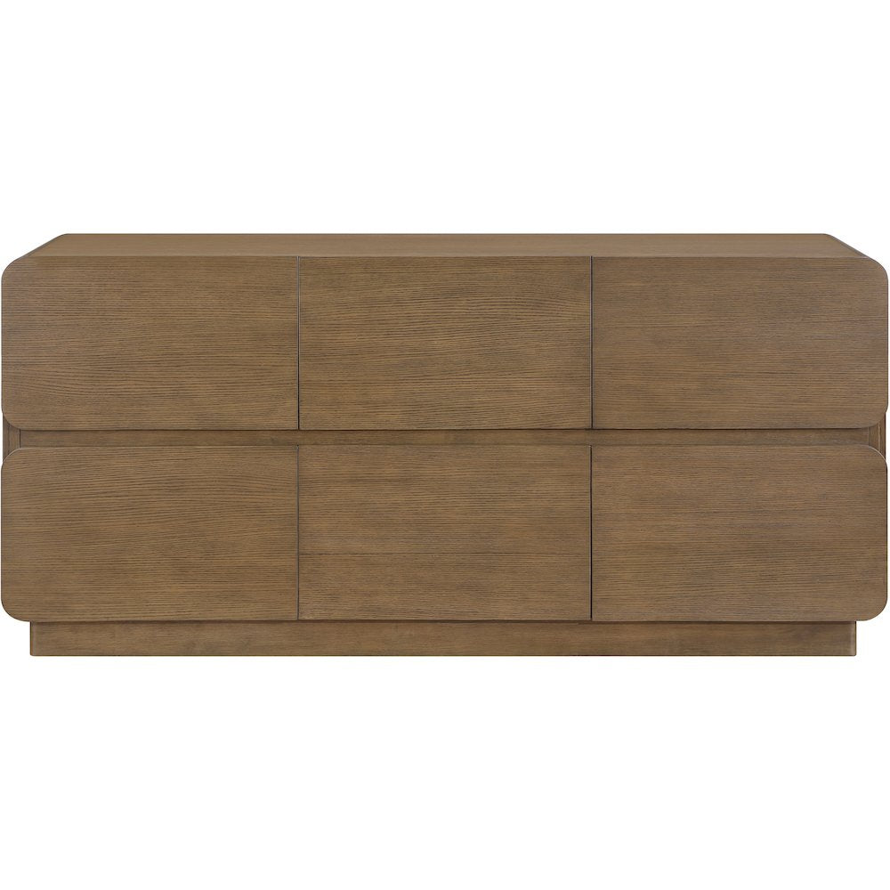 Adagio Brown Solid Wood And Oak Veneer Dresser