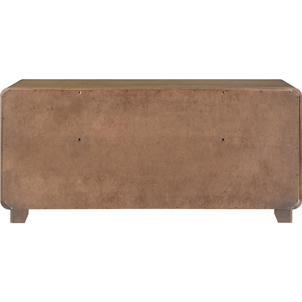 Adagio Brown Solid Wood And Oak Veneer Dresser