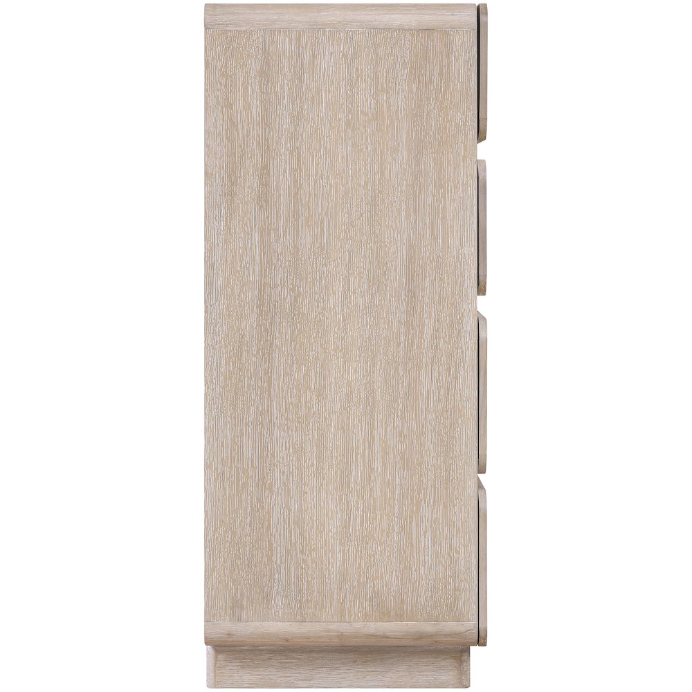 Adagio Natural Solid Wood And Oak Veneer Chest