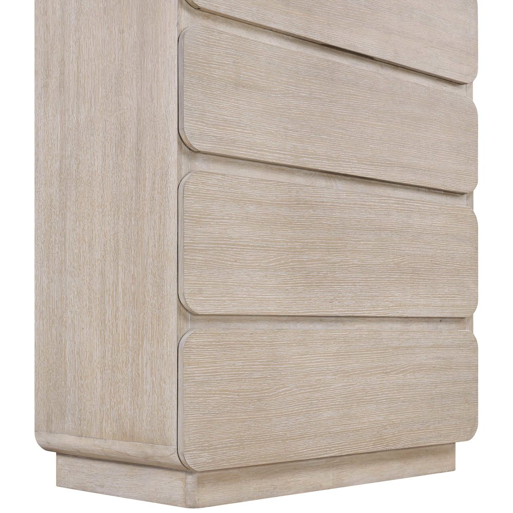 Adagio Natural Solid Wood And Oak Veneer Chest