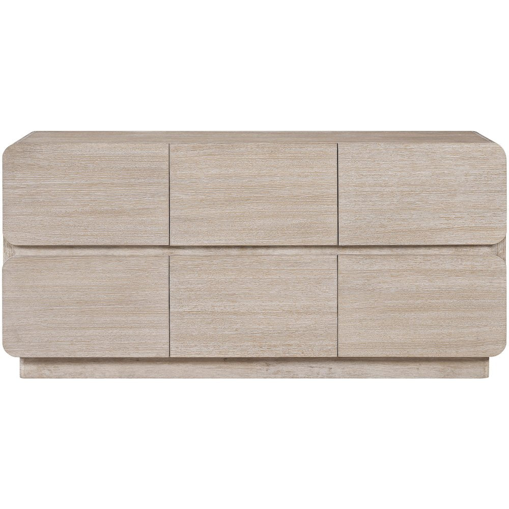 Adagio Natural Solid Wood And Oak Veneer Dresser