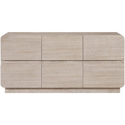 Adagio Natural Solid Wood And Oak Veneer Dresser