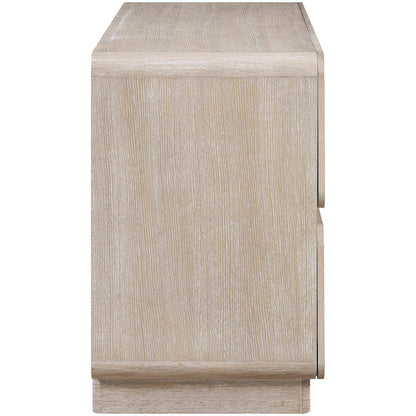Adagio Natural Solid Wood And Oak Veneer Dresser
