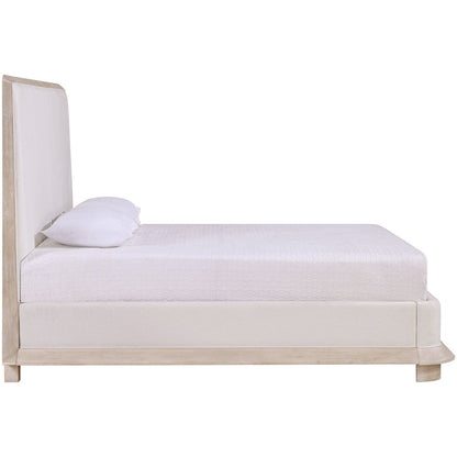 Adagio Natural Fabric Upholstered King Bed (3 Boxes)